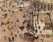 La Place du Theatre Franqais Camille Pissarro